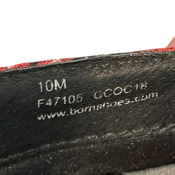 Born Ingah Backless Slides Mules Flats Tapestry Floral Comfort Size 10 Women's - Picture 10 of 10